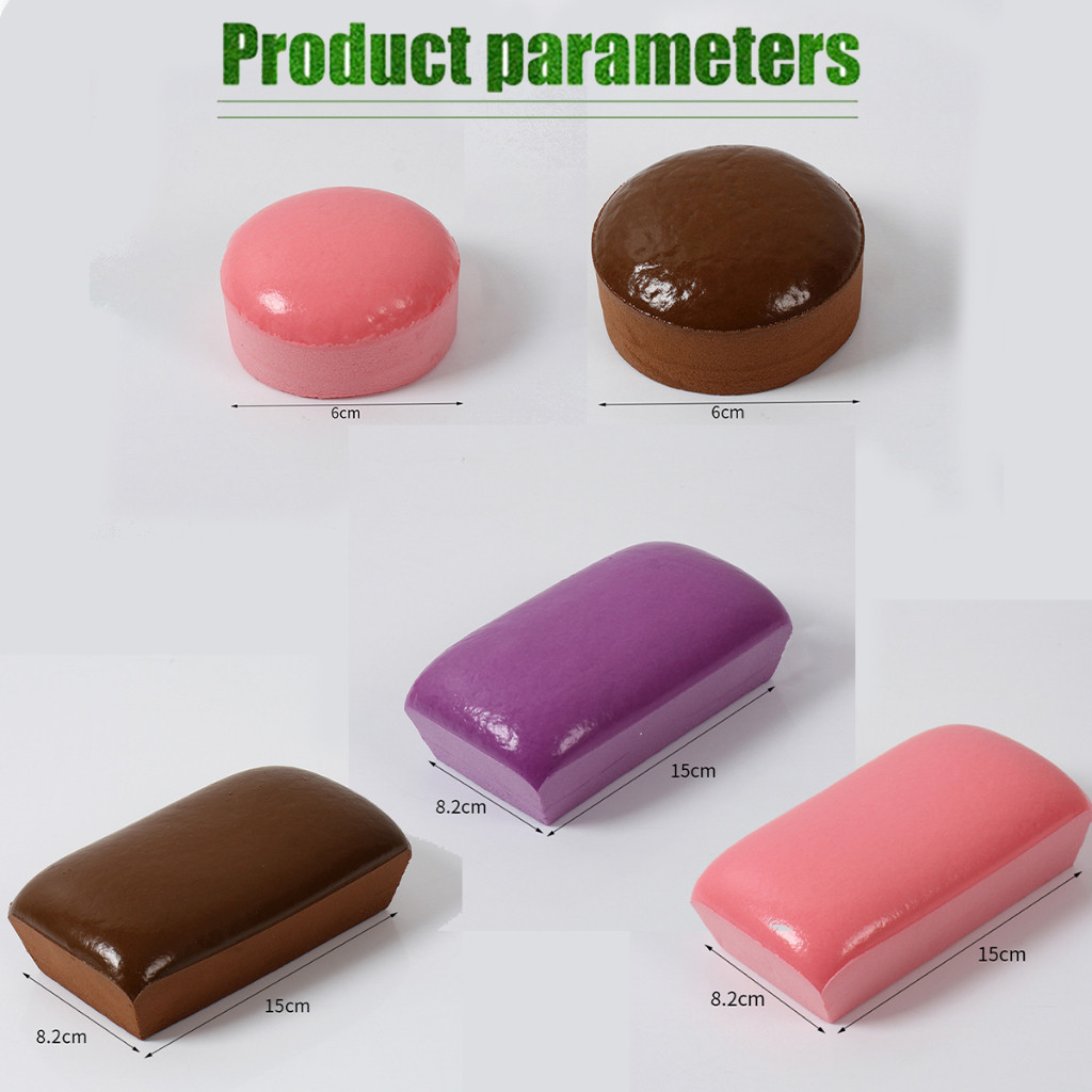 ของเล่นบีบอัด ขนมปังสร้างสรรค์ สกุชชี่  Squishy Bread  คลายเครียด