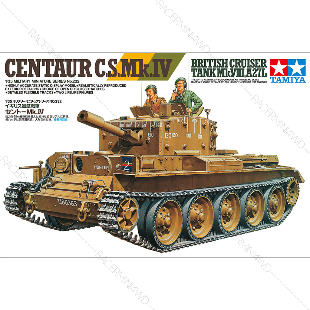 TAMIYA 1/35 Centaur C.S. Mk.IV British Cruiser Tank Mk.VIII,A27L 35232