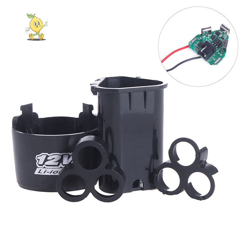 [mozh] Bms 18650 Lithium Box Circuit Pack Shell Case Hand Drill Power Li-ion Protection Board 3S 12V DC Electric Tool [TH]
