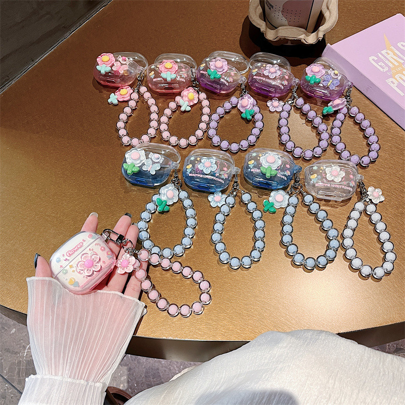 สําหรับ Lenovo LP40 LP40S LP40 Pro LP40 Plus หูฟังสร้อยข้อมือดอกไม้ DIY น่ารัก