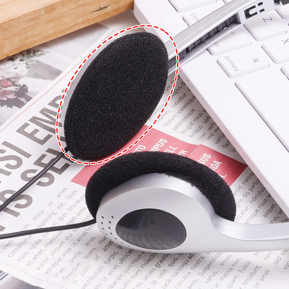 10/20 ชิ้นโฟมนุ่มสําหรับหูฟัง On-Ear - 3.5/4.5/5.0/5.5/6.0 ซม. ชุดหูฟังฝาครอบ - แผ่นรองหูฟังเปลี่ยนเบาะ - นํากลับมาใช้ใหม่, ใช้แล้วทิ้ง, ลดเสียงรบกวน