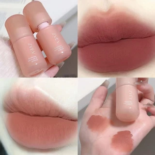 Matte lip glaze ลิปสติกกันน ้ ําติดทนนานป ้ องกันรอยเปื ้ อนกํามะหยี ่ ลิปกลอสแต ่ งหน ้ า