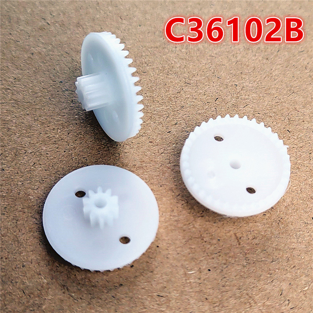 Double Layer Crown Gear Matching 2 มม.เพลามงกุฎเกียร์ฟันอุปกรณ์เสริมลดความเร็วเทคโนโลยีการผลิตเกียร์พลาสติก