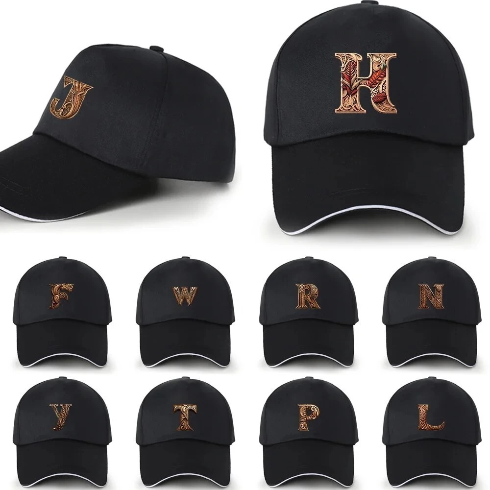 Cap หมวกเบสบอล หมวก Unisex แบบสบาย ๆ หมวก Snapback แบบปรับได้สำหรับผู้หญิงผู้ชายลายศิลปะไม้ใหม่ถนนกีฬา Visors หมวก