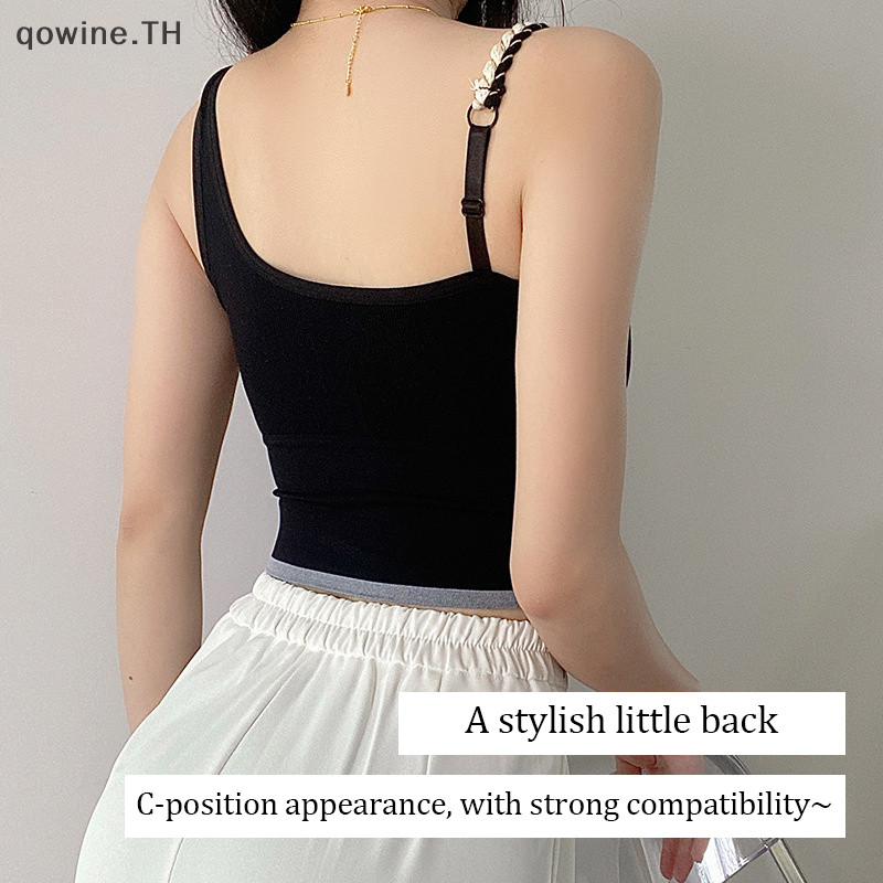 [qowine] ผู้หญิง Tube Top ฤดูร้อนใหม่ Bras ผู้หญิงเซ็กซี่ Crop Tops Bra Tube Top หญิง Camisole เสื้อ