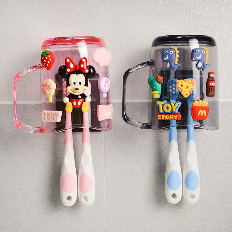 ถ้วยน้ํายาบ้วนปาก, ถ้วยแปรงฟัน, ที่ใส่แปรงสีฟันสําหรับเด็ก, ชั้นเก็บถ้วยฟันการ์ตูน, หมัดฟรี