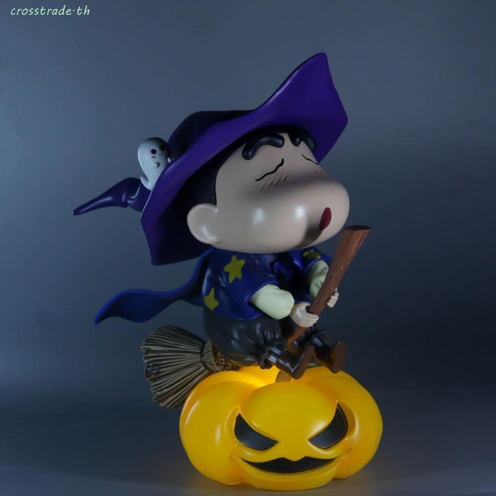 Crosstrade Crayon Shin-Chan อะนิเมะรูป,ฟักทองฮาโลวีน Shin-Chan Action Figure, Mini คอสเพลย์เครื่องประดับการ์ตูน Pvc Crayon รูปของเล่นของขวัญวันเกิด