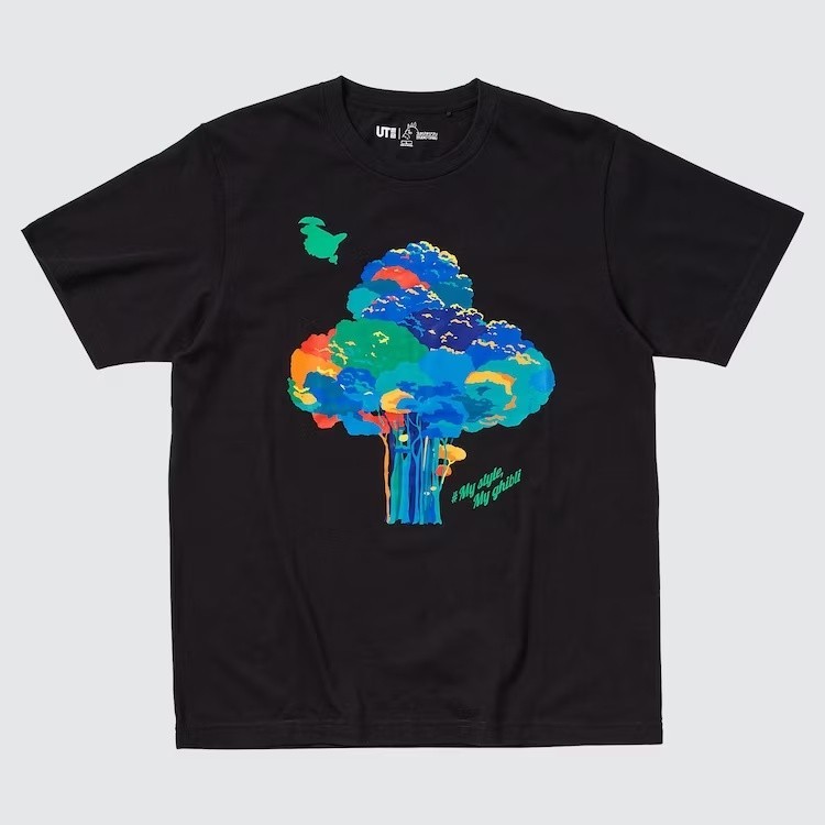 (🔥เสื้อยืดพิมพ์ลาย🔥)Uniqlo My style My ghibli UT (เสื้อยืด แขนสั้น พิมพ์ลายกราฟฟิค) TE24