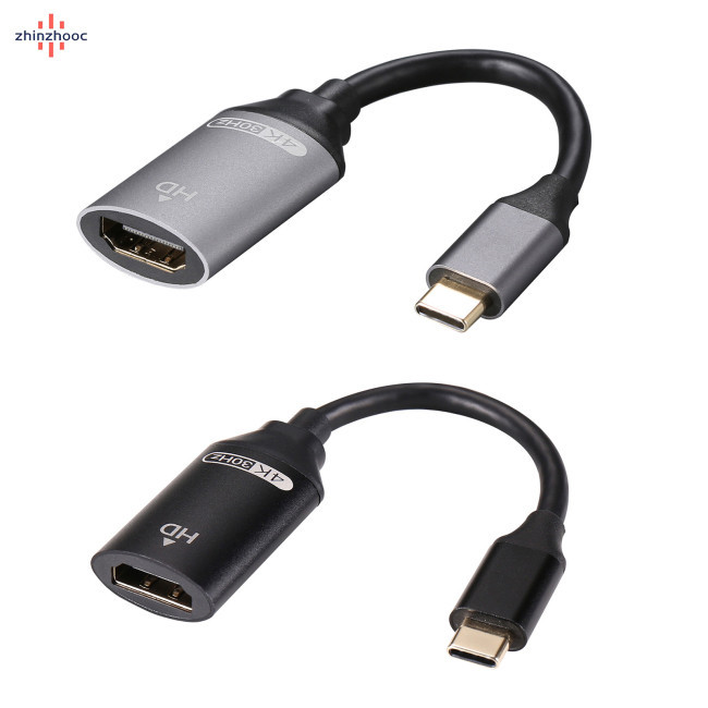 Vip USB Type C ถึง HD-MI Cable, 4K HD-MI HD Converter, 3.1 อะแดปเตอร์สําหรับแท็บเล็ตคอมพิวเตอร์โทรศั