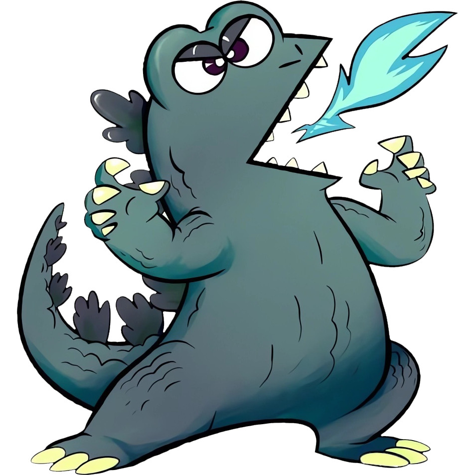 Godzilla Q-Edition series ไดโนเสาร์ล้างทําความสะอาดได้สติกเกอร์นําความร้อนเสื้อผ้าสร้างสรรค์ DIY เสื้อยืด, หมวก, กระเป๋าเป้สะพายหลัง, สติกเกอร์ตกแต่งของขวัญเด็กน่ารัก - รูปที่ 4