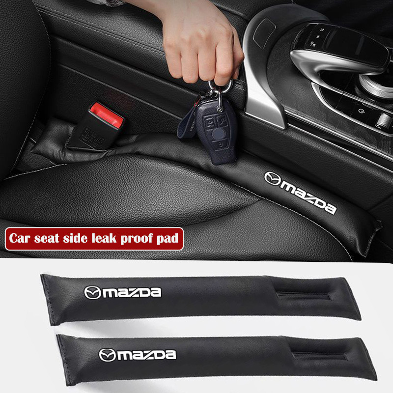 Car Seat Gap Filler Seat Gap Leak-Proof Filler สําหรับ Mazda 2 3 6 CX3 CX-30 CX-5 CX-8 CX-9 BT50 MX-5 รถ