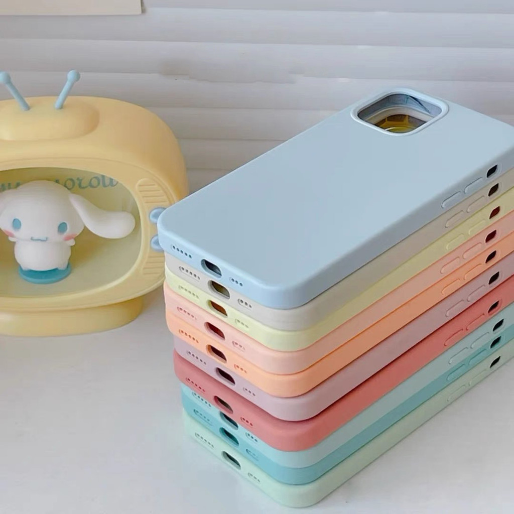 เคสกำมะหยี่ กันเปื้อน สำหลับ รุ่น iPHONE 15 14 13 12 11 Pro Promax 7 8 Plus เคสซิลิโคน บุกำมะหยี่ Si