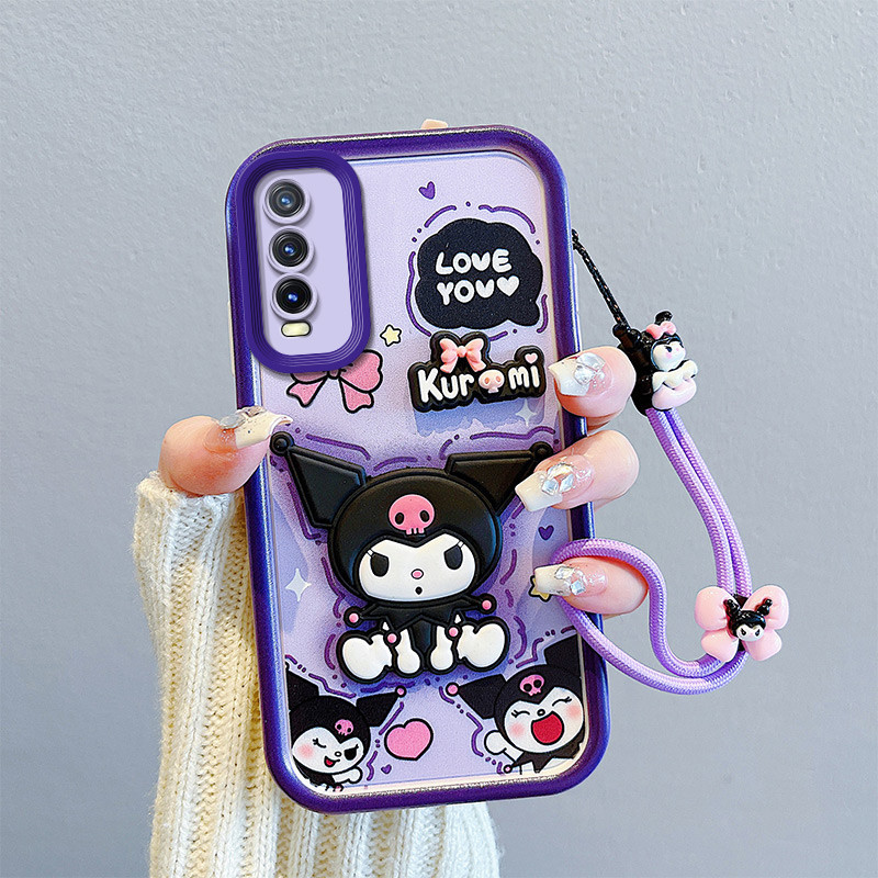 เคส vivo y20 3D สติกเกอร์ตุ๊กตาเคสโทรศัพท์สําหรับ กรณี vivo y11s y12s y20a y20g y20t y20i ฝาครอบ