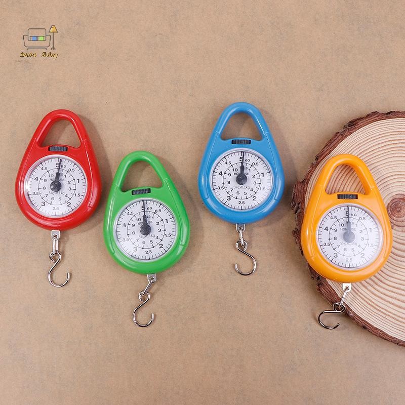 Openw Mini Pointers Digital Hanging Hook Spring Scale กระเป๋าเดินทางแบบพกพาเครื่องชั่งน้ําหนักขนาดตกปลา 5 กก.ความจุอาหารขนาดดี