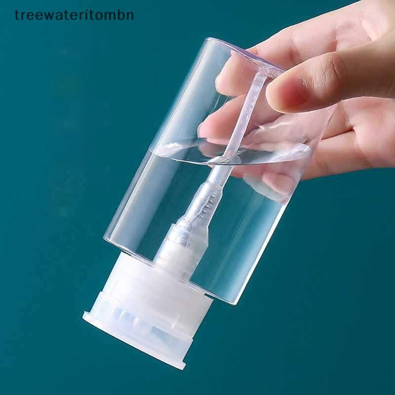 Tt 100/150/200ml แบบพกพาขวดรีฟิลพลาสติกเปล่ายาทาเล็บ Remover แอลกอฮอล์กดของเหลวปั๊มขวด mbn