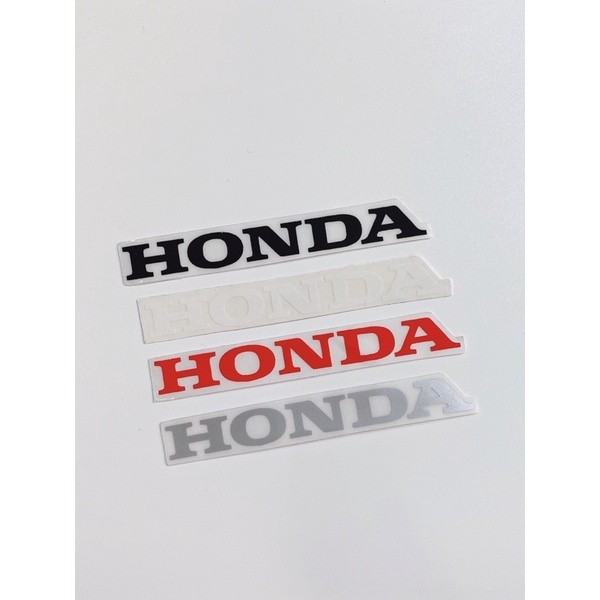 ชุดแสตมป์ใหญ่และเล็ก 3 ชิ้น พร้อมตัวอักษร sunken Honda สําหรับตกแต่งรถจักรยานยนต์หลากสี