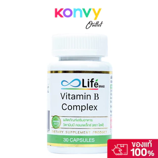 Life Zinc Plus Vitamin C 30 Capsules ไลฟ์ ผลิตภัณฑ์เสริมอาหาร.