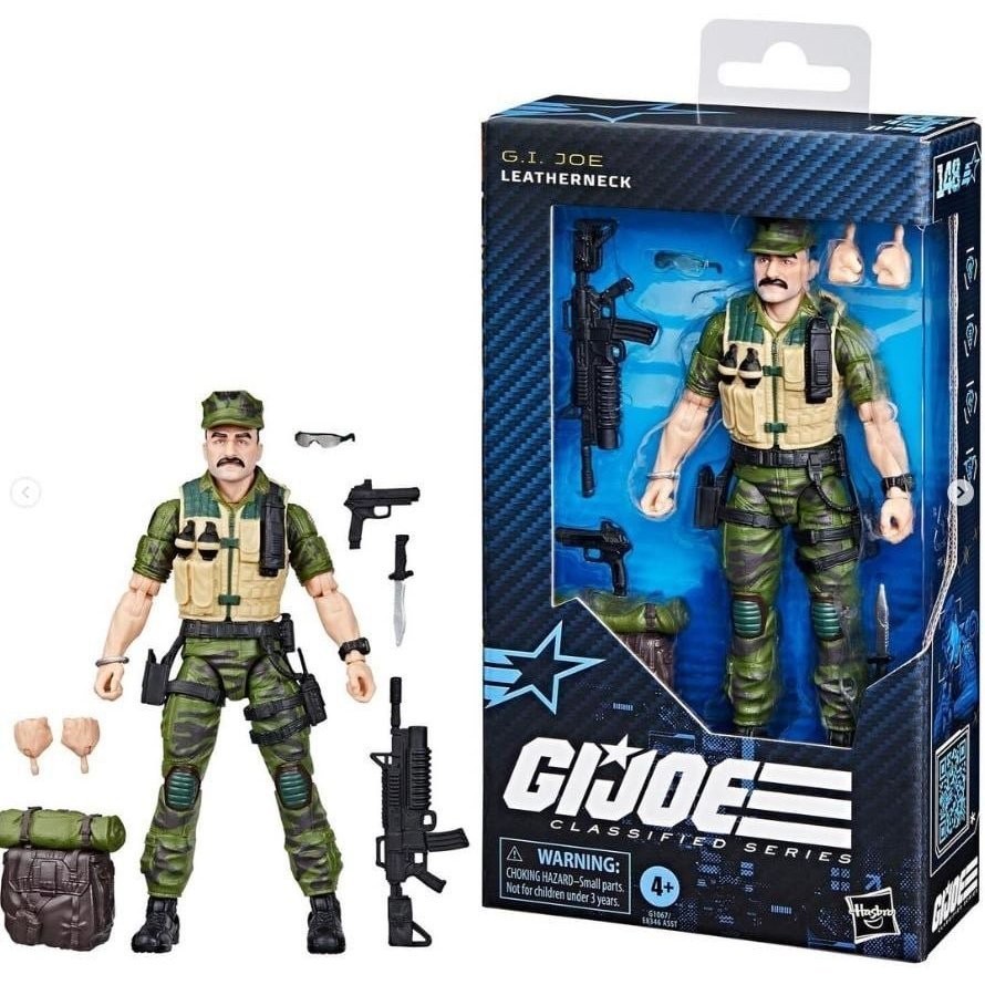 Hasbro กองกําลังพิเศษ GIJOE 20 ซม. เคลื่อนย้ายกองกําลัง 148 Marine Corps GIJOE