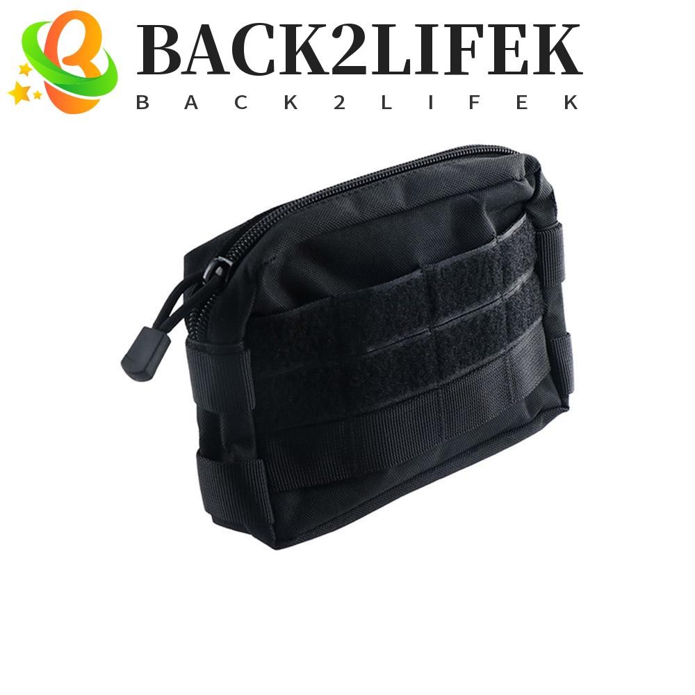 Back2lifek กระเป๋าเก็บของกลางแจ้ง ลายพราง เครื่องมือกลางแจ้งขนาดเล็ก แคมป์ปิ้ง เดินป่า กระเป๋า Dump Drop