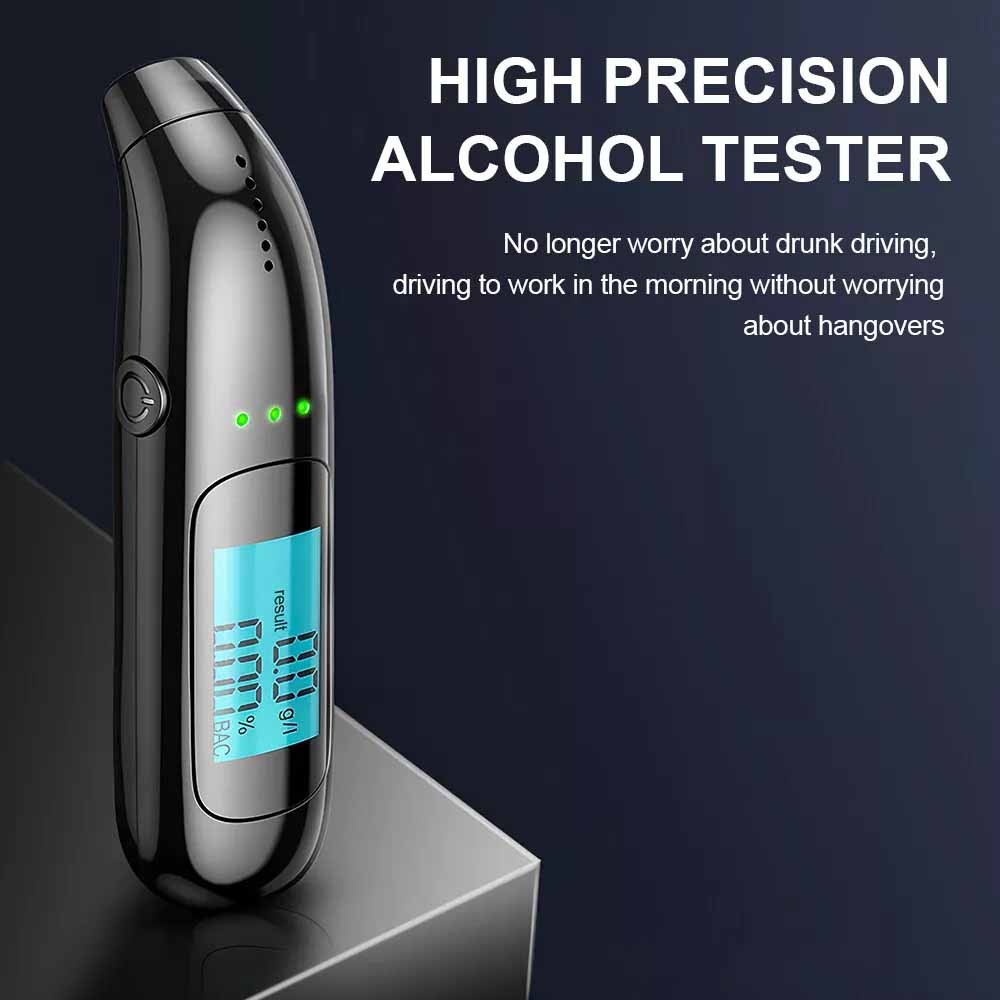 LED Digital Alcohol Tester Quick Response Compact Portable Precise Reliable High Sensitivity
