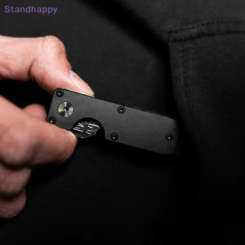 Standhappy New Key Organizer - กระเป๋ากุญแจโลหะขนาดกะทัดรัด Minimalist นวัตกรรม Key Fob สมาร์ทคีย์ Fob ถือ 2-6 คีย์ใหม่