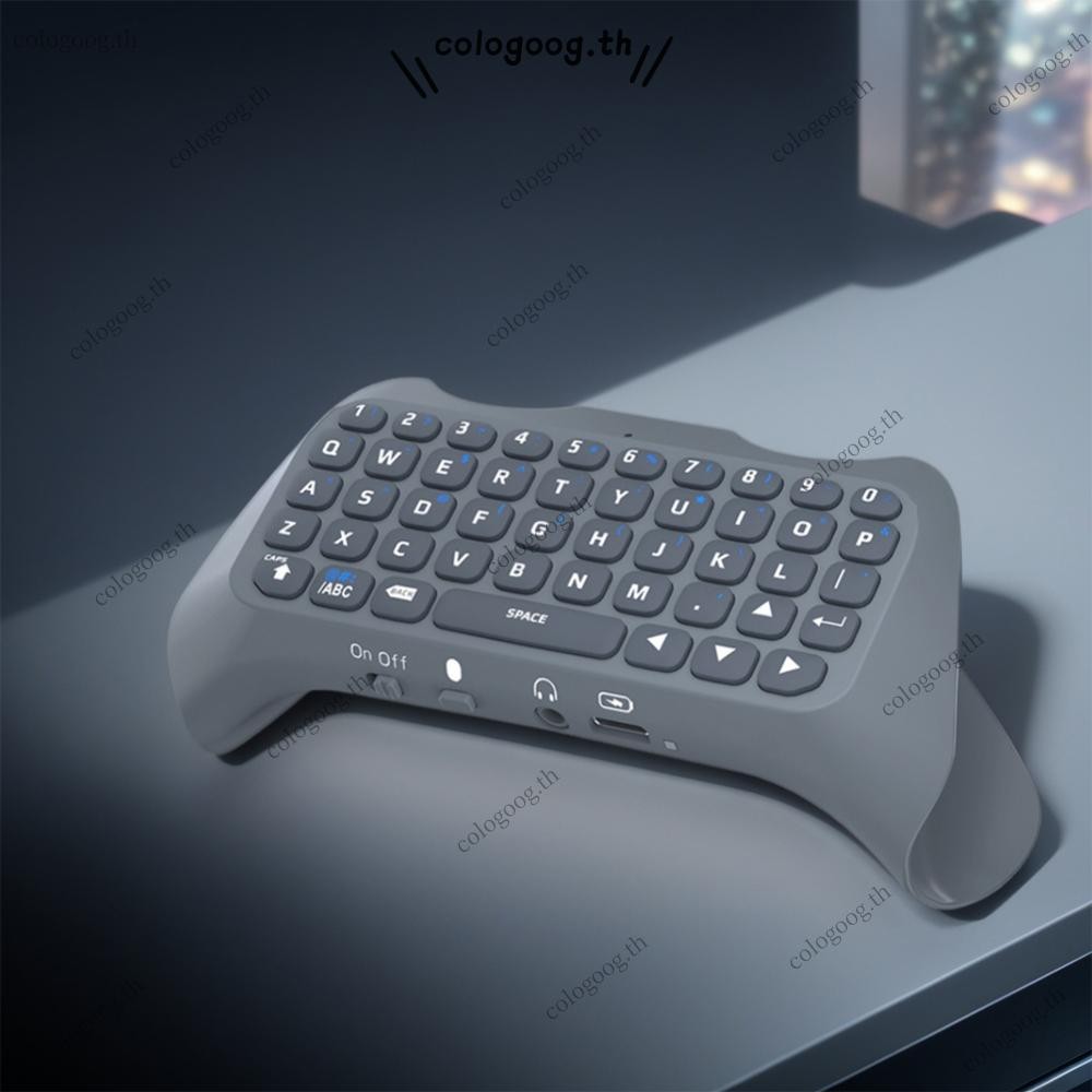 [colog.th] สําหรับ PS5 Wireless Controller Keyboard บลูทูธ-เข้ากันได้กับ Controller Chat Pad