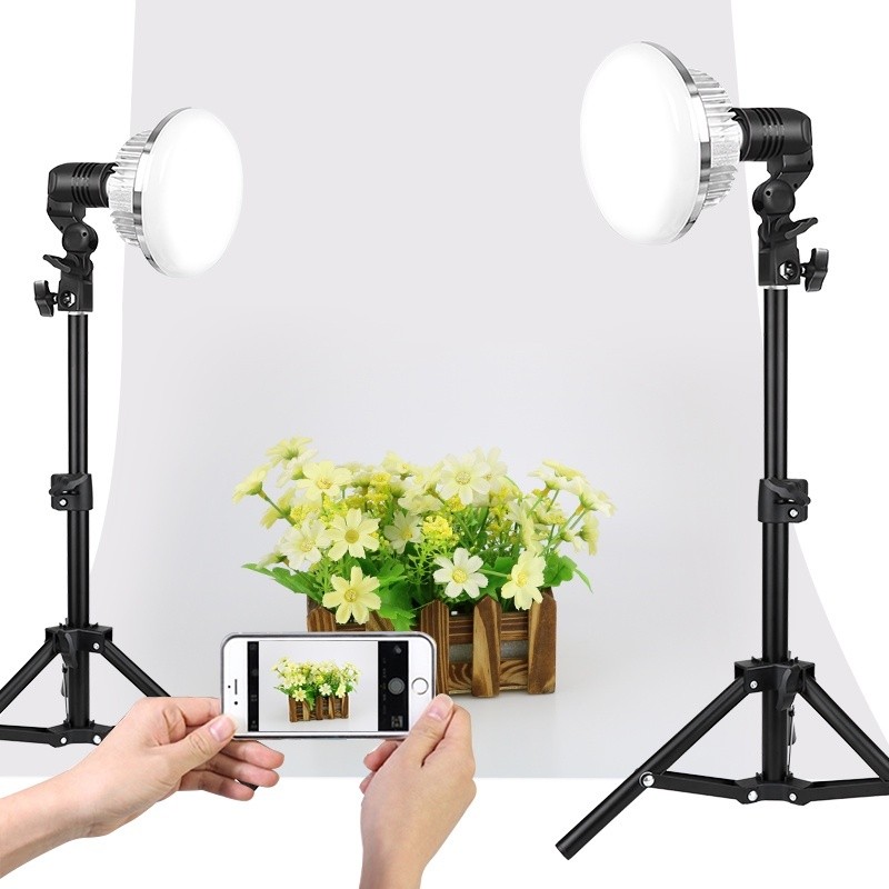 300W LED Bulb Softbox Studio camera light stand Photography Lighting ไฟสตูดิโอ ไฟไลฟ์สด ไฟถ่ายรูป ไฟต่อเนื่อง ไฟled