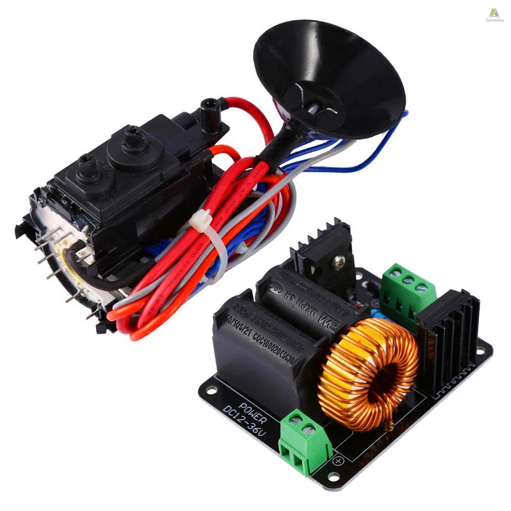 Dc12-24v ZVS Coil Driver Board Flyback Driver โมดูลคอยล์จุดระเบิดแรงดันสูง DC Power Supply สําหรับ T