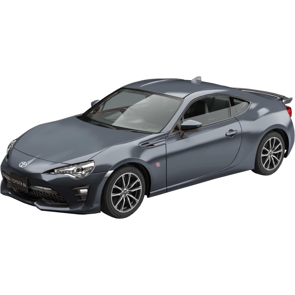 Aoshima Bunka Kyozai 1/32 Rakupla Snap Kit No.08-DG Toyota 86 Dark Gray Metallic Pre-painted Plastic