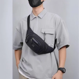 กระเป๋าคาดเอว กระเป๋าคาดหน้าอกกีฬา unisex สำหรับผู้ชาย กระเป๋าเข็มขัดแฟชั่น