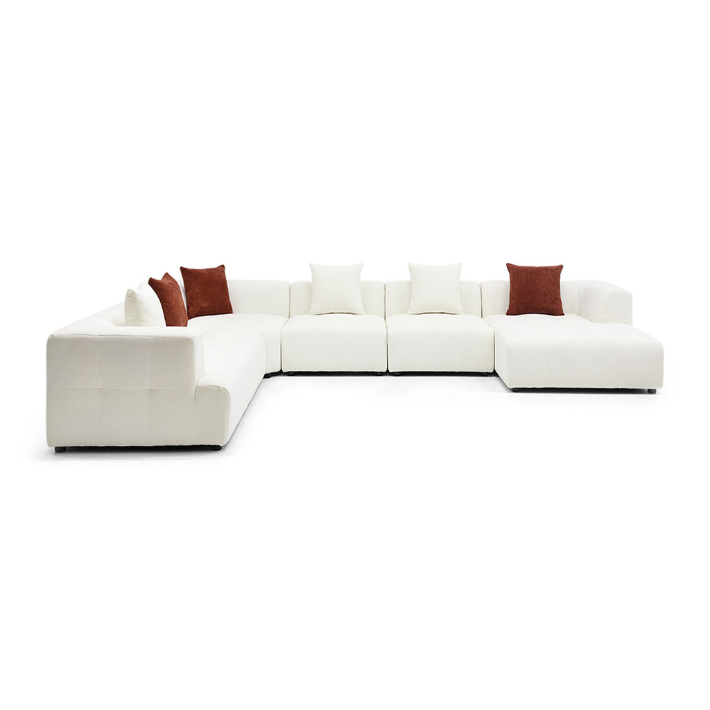 SB Design Square โซฟาCANDACY สีขาว (388x302x70 ซม.)  แบรนด์ DESIGN & DECOR