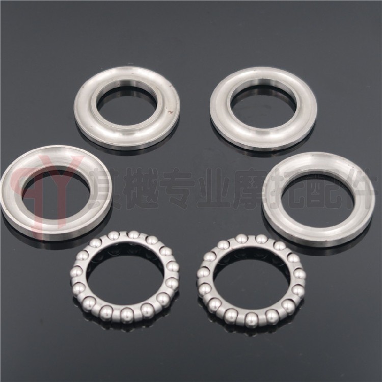 เหมาะสําหรับ Yamaha TZR125 TZM150 FZR250 XV125/250/400 พวงมาลัยด้านหน้าแบริ่งแผ่นแฟลช