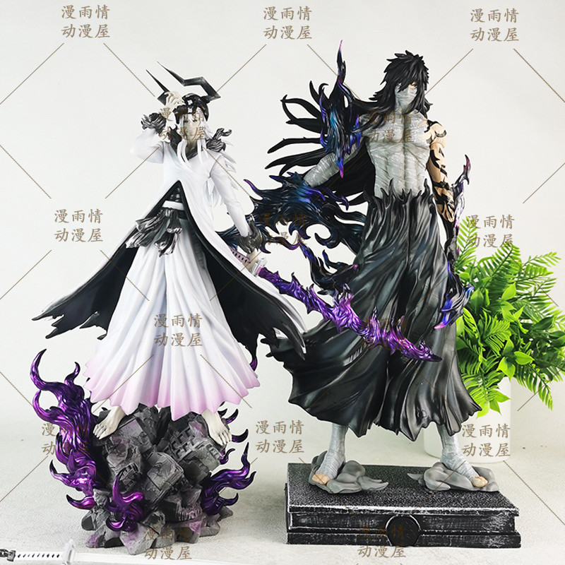 Bleach Anime Peripheral Statue No Moon Ichigo1.0Virtual White Bull Head One Guard GK Handcrafted Desktop Ornament Gift