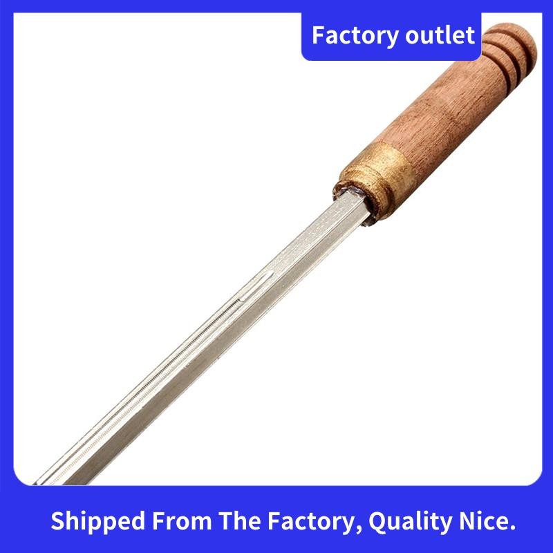 กีตาร์ Fret Crowning File กีตาร์ Fret ไฟล์กีตาร์ Fret Dressing File แคบพิเศษ 3 ขนาดที่แตกต่างกันขอบ