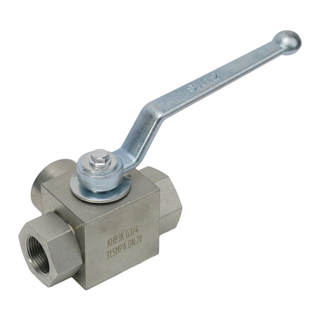 【AMZ】High Quality Hydraulic 3 Way Ball Valve 14 to 1 BSP 500 Bar Durable Construction