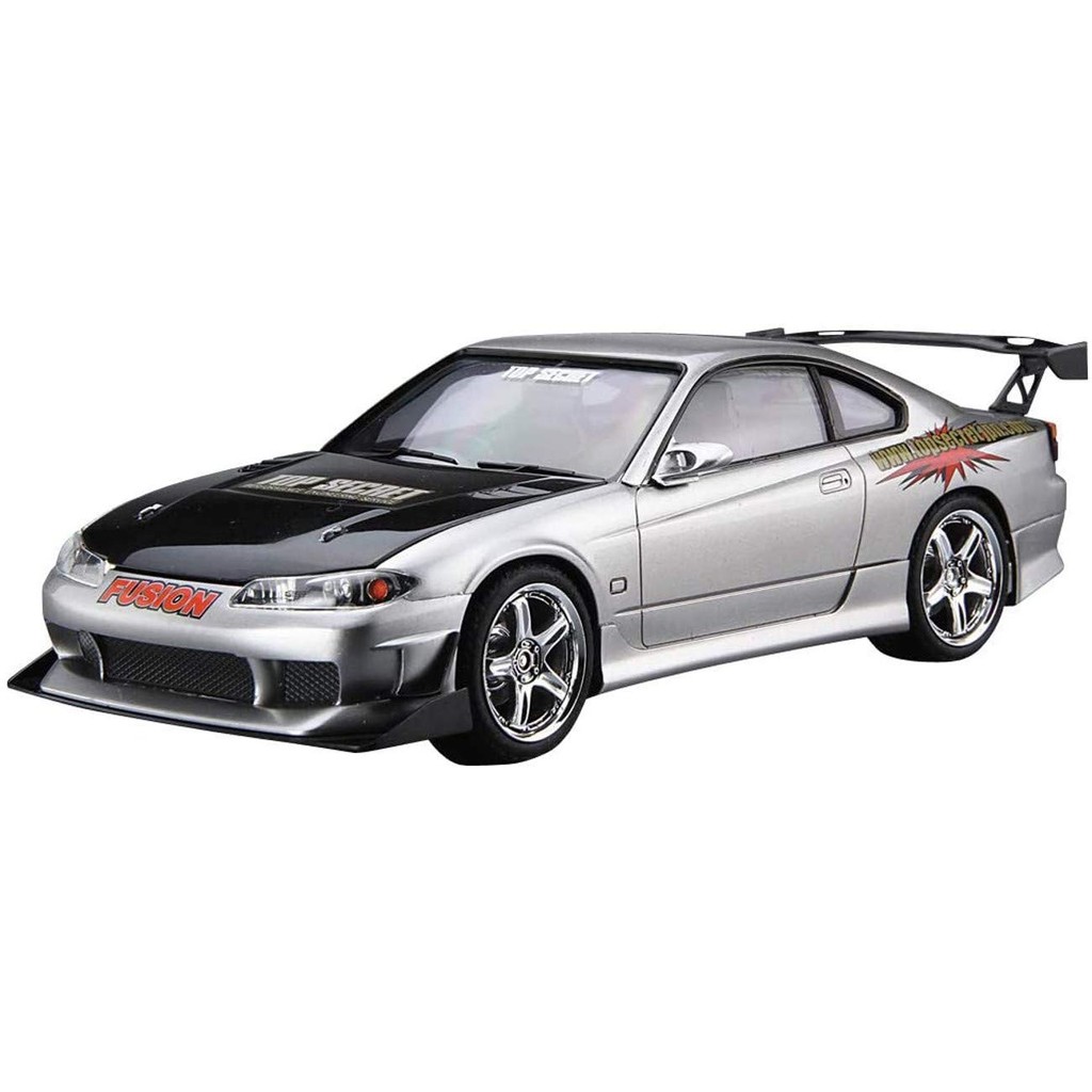 Aoshima 1/24 The Tuned Car Series No. 24 Nissan Top Secret S15 Silvia 1999 Plastic Model