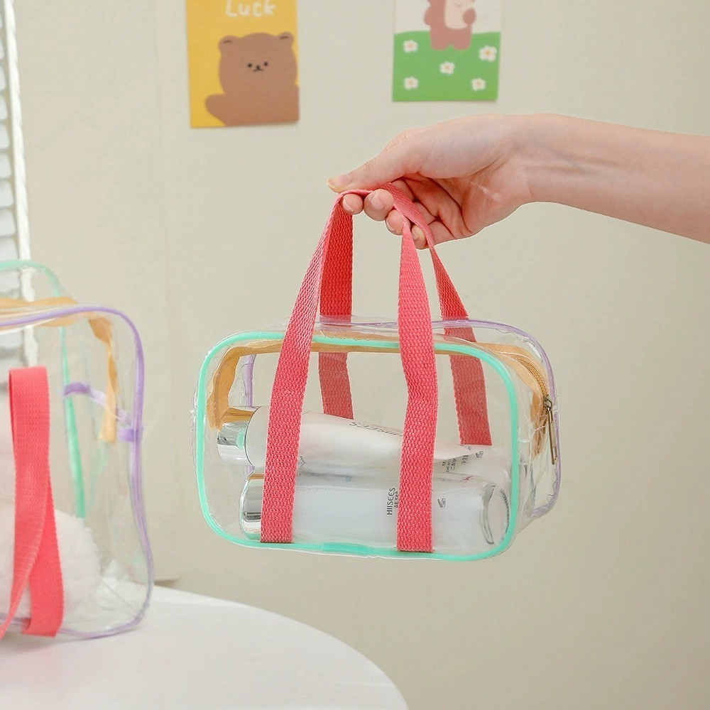 bag_1(ฺBAG2352) กระเป๋าจัดระเบียบPVC มี2ไซต์ M,L กระเป๋าใส่เครื่องสำอาง