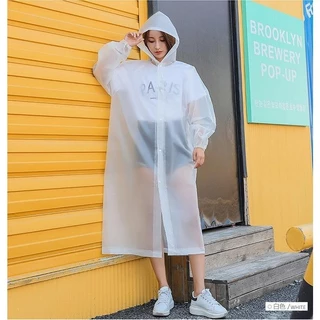 EVA เสื้อกันฝน ชุดกันฝน คุณภาพดี กันน้ำ แบบหนา สไตล์เกาหล UNISEX แฟชั่นเสื้อกันฝนผู้ใหญ่ สีสันสดใส เหนียวทนทานไม่ขาดง่าย