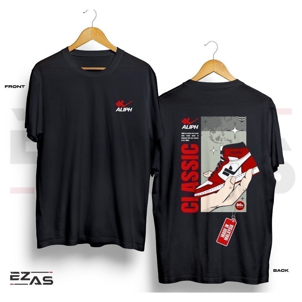 Aliph fashion 2025 80s เสื้อยืด Outdoor T-shirt Sport Short Sleeves