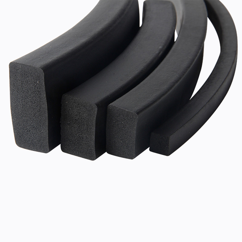 Epdm แถบโฟมฟองน้ําซีล แบบแบน 2 3 5 8 10 15 20 25 30X8 10 15 20 25 30 35 40 45 50 มม. 5 เมตร สีดํา