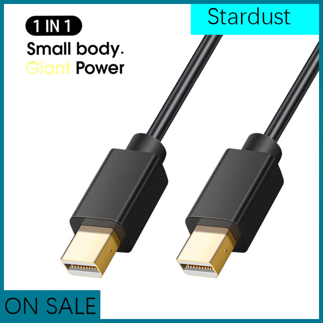 Stardust Mini Dp 4k Hd Video Cable Mini Dp To Mini Dp Displayport Cable Dp อะแดปเตอร์สําหรับคอมพิวเตอร์โน๊ตบุ๊ค 4k Monitor