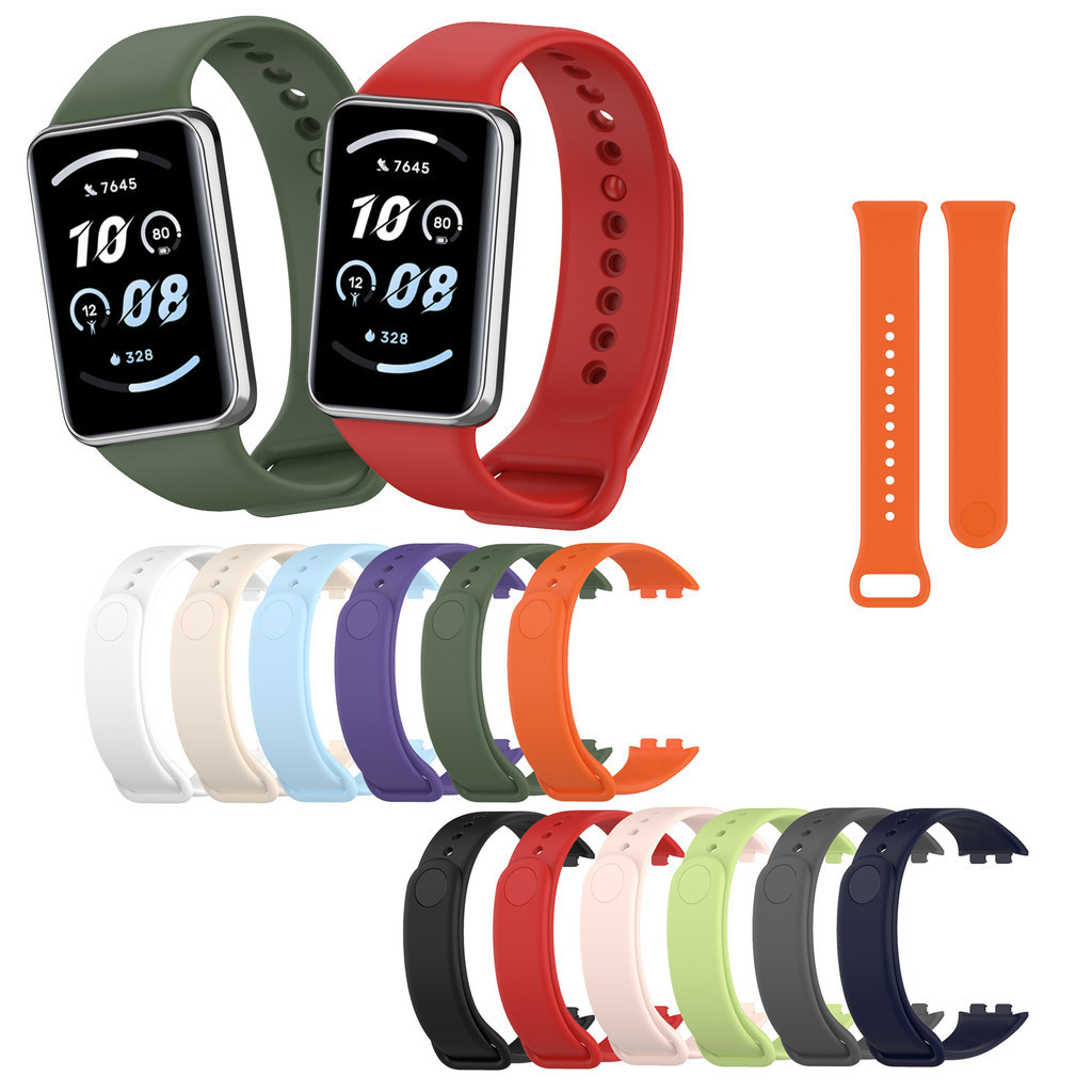 สายนาฬิกาข้อมือซิลิโคน แบบเปลี่ยน สําหรับ Honor Band 9 10