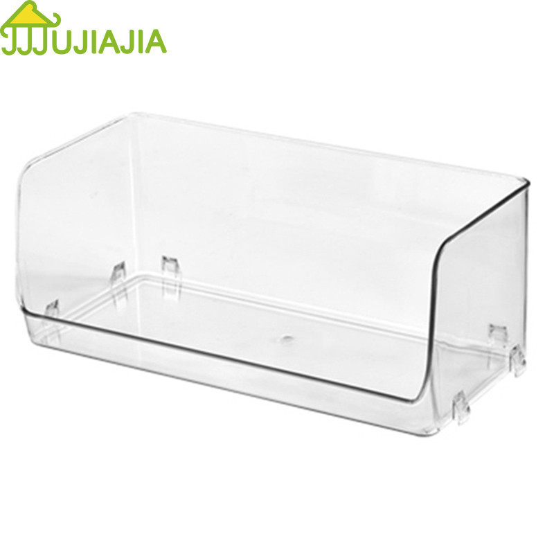 Jujiajia กล่องเก็บของ PET แบบใส หนา จุของได้เยอะ กล่องเก็บของเข้ามุม กล่อง กล่องใส่ของ กล่องพลาสติกใสขนาดเล็ก กล่องซ้อนได้ กล่องอะคริลิคใส อุปกรณ์จัดระเบียบโต๊ะทํางาน