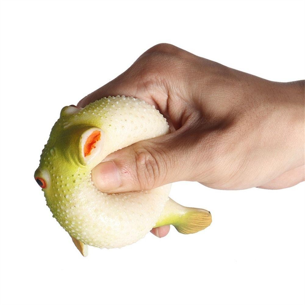 WELLNESSSPOT บีบสัตว์ทะเล, โมเดลปู Octopus จําลองสัตว์ทะเล, ของเล่นเพื่อการศึกษา Pufferfish ปลาหมึกนุ่ม TPR Sea Life รุ่นของเล่นเด็ก ราคา ถูกที่สุด ดีลบีเคเค แกลเลอรีภาพที่ 6