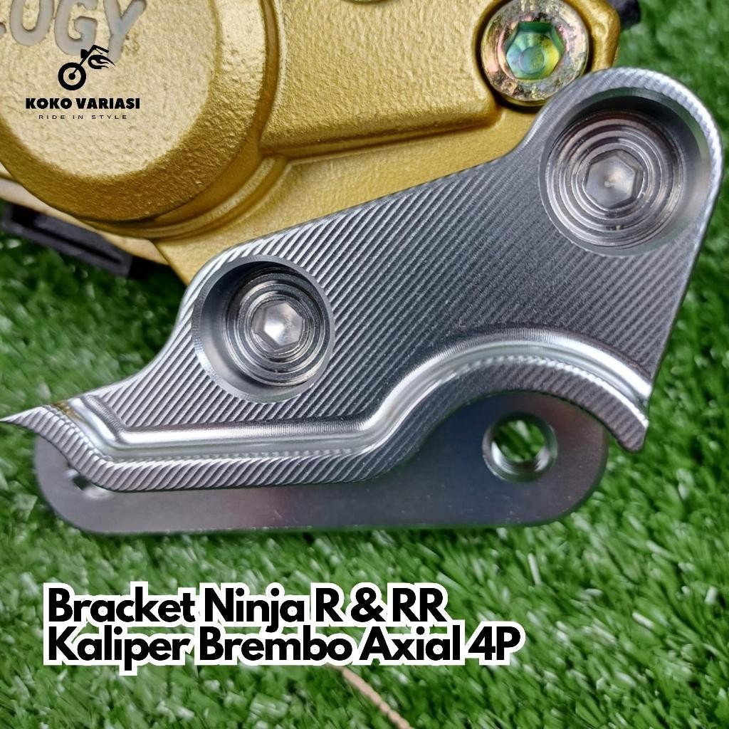 Brembo Axial PNP Shock NINJA RR Caliper Bracket/Gorilla Disc 300 RR Axial 4p 4 ลูกสูบ Universal Bracket Caliper GP 4-mega NINJA