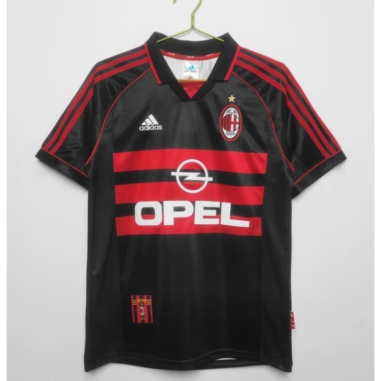 98-99 AC Milan Third Retro Soccer Jersey เสื้อฟุตบอล