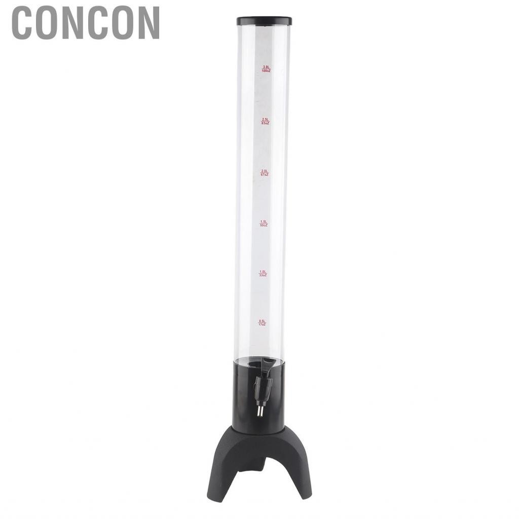 Concon Removable Ice Tube Three Legged Beer Tap Tower 3L Draft Beverage Disp