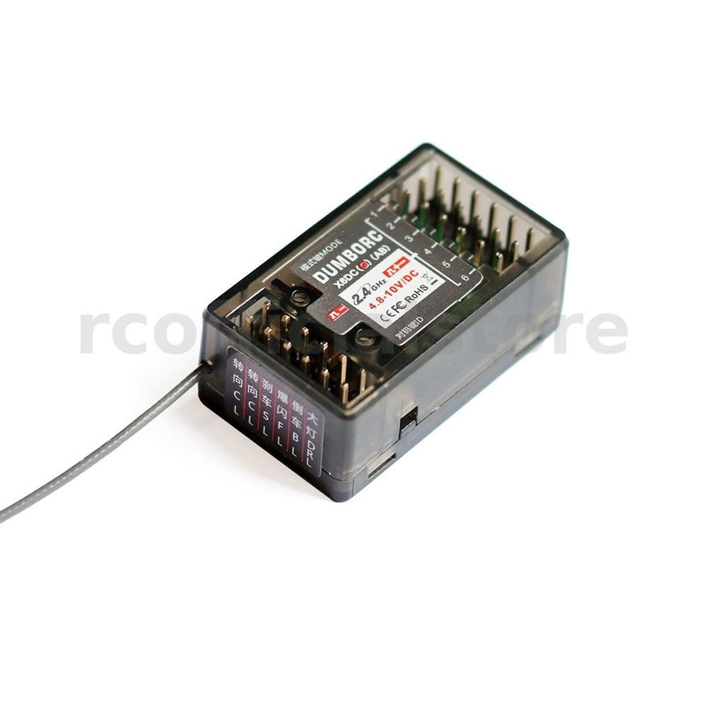 Dumborc X6DC 2.4GHz 6CH RC Receiver สําหรับ X4 X5 X6 RC เครื ่ องส ่ งสัญญาณวิทยุ
