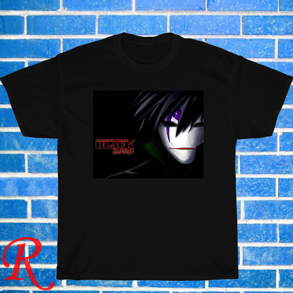 เสื้อใหม่ Darker Than Black Anime Logo เสื้อยืด Unisex