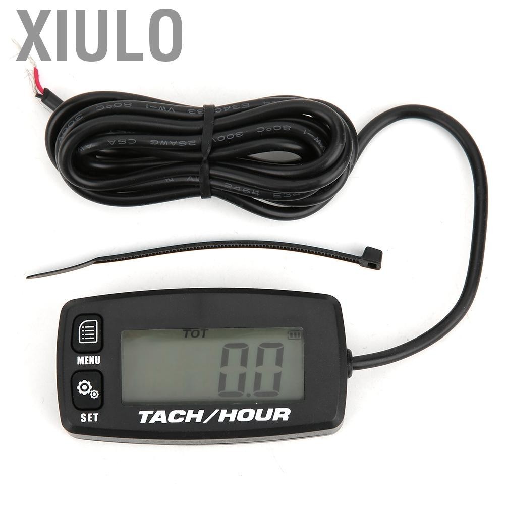 Xiulo Generator Hour Meter Tachometer Function Gauge for Chainsaw Mower Quad Bikes Jet Scooters